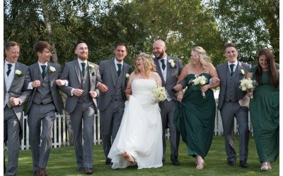 Kirstie and Chris … and Tyler … wedding at Stonelees {sneak peek}