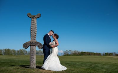 Emma and Aaron married in an outdoors ceremony at Stonelees {sneak peek}