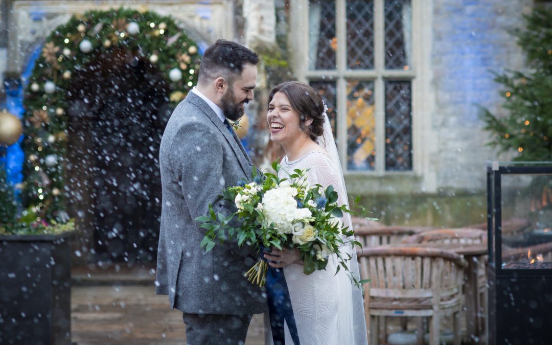 winter wedding at Eastwell Manor