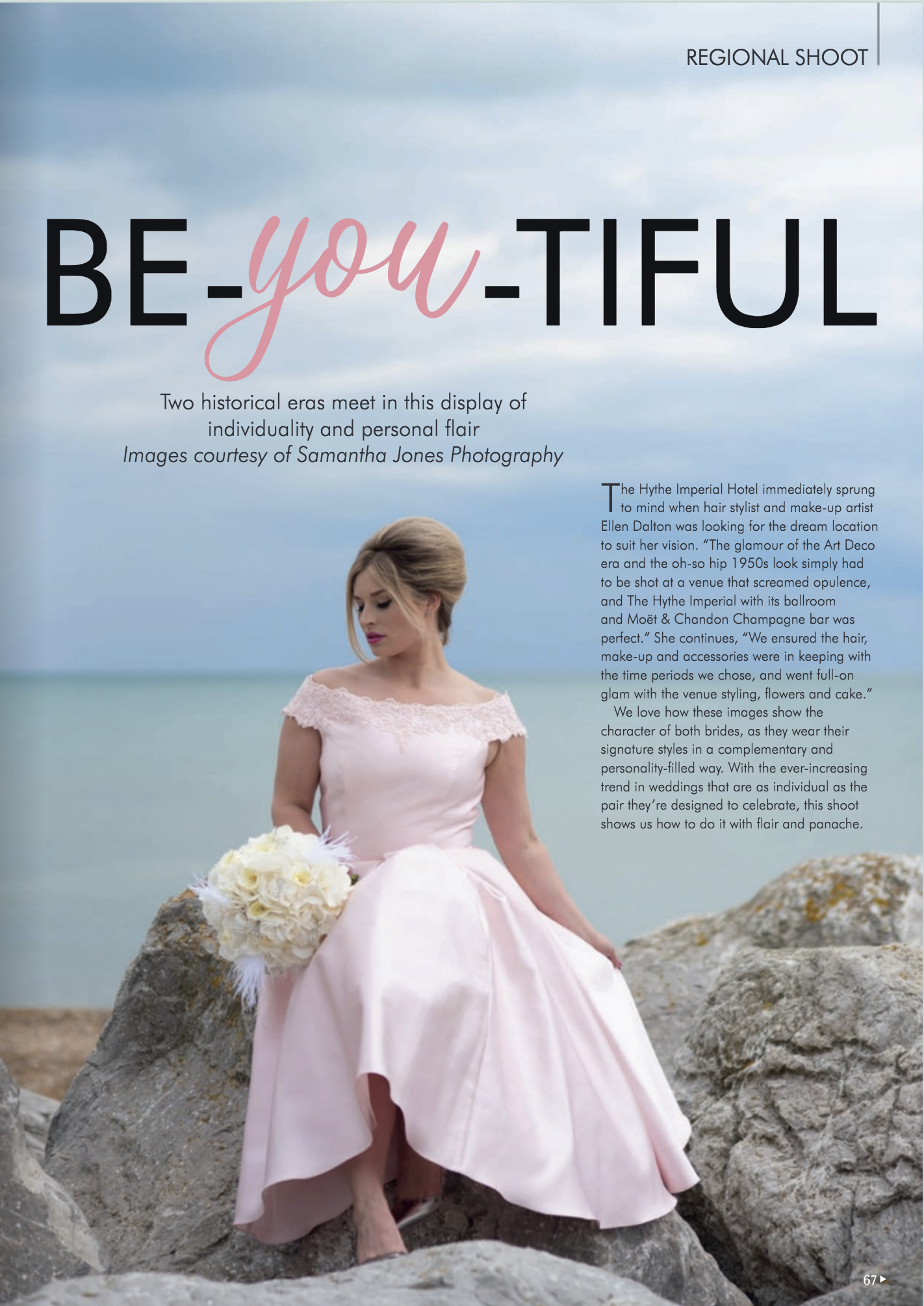 published magazine feature at Hythe Imperial Hotel in Kent