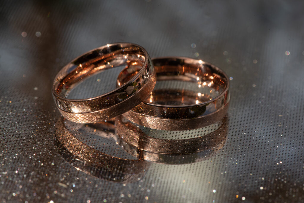 personalised and unusual wedding rings