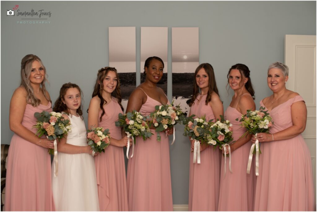 bridesmaids at the Yarrow Hotel