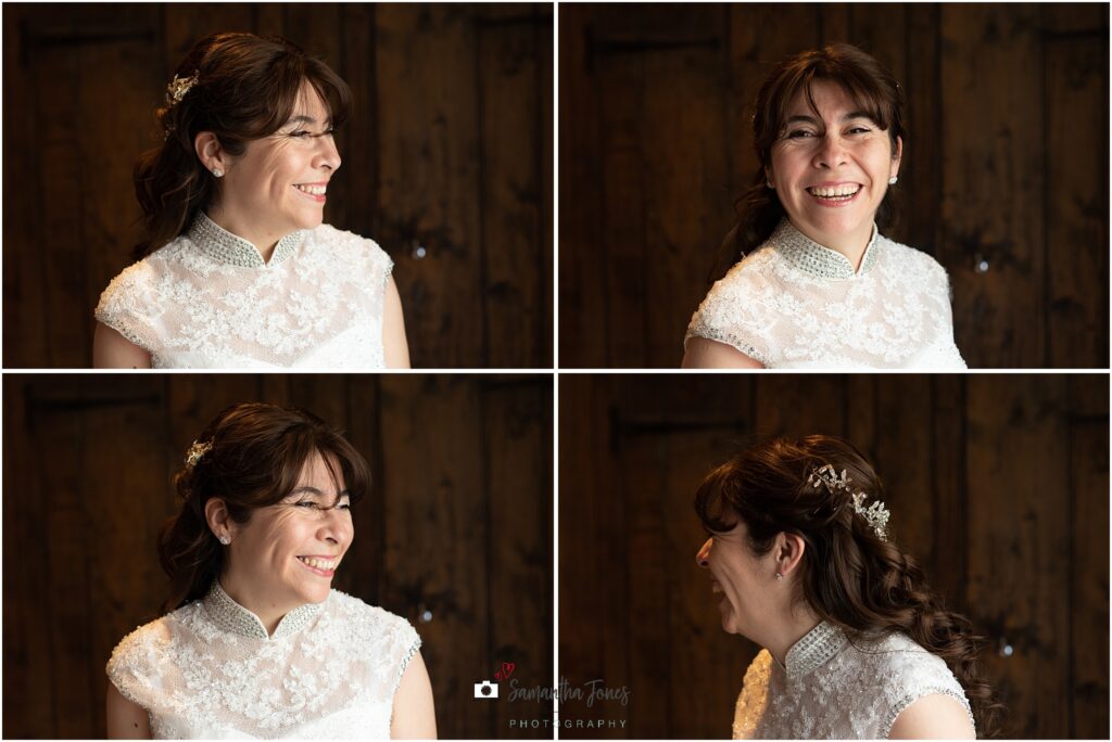 Wonderful portraits of a happy bride