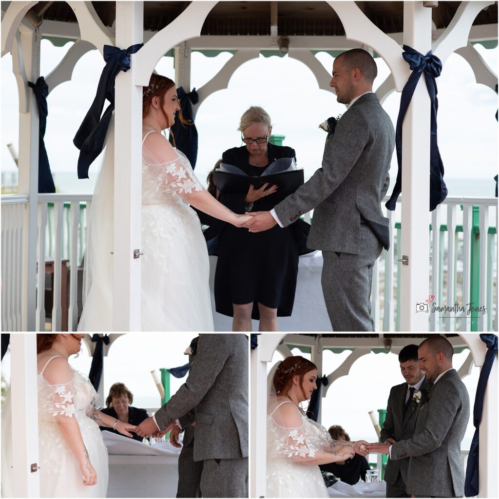 ceremony area of Pegwell Bay Hotel